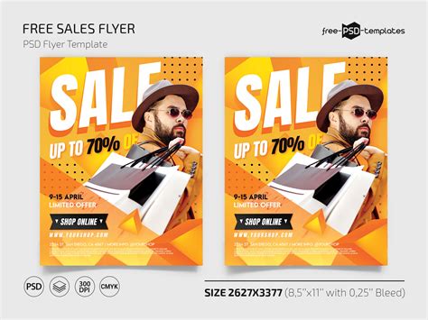 Free Sales Flyer Template on Behance