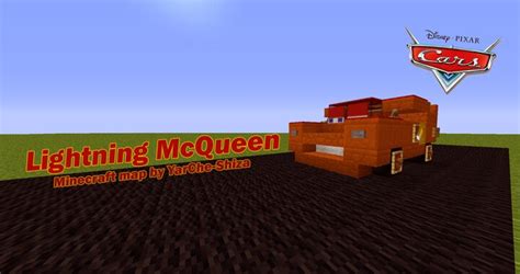 Lightning McQueen from the movie Cars Minecraft Map