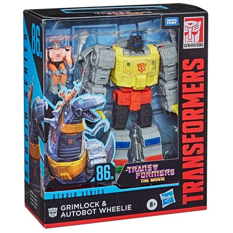 Transformers Studio Series 86-06 Grimlock & Wheelie Leader Movie Toy ...