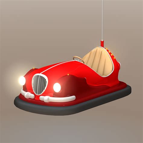 bumper car 3D model rigged | CGTrader