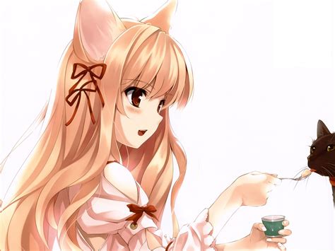 Anime Neko Wallpapers - WallpaperSafari