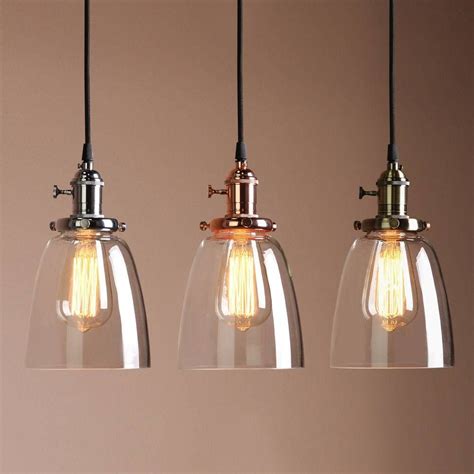 15 Collection of Industrial Glass Pendant Lights