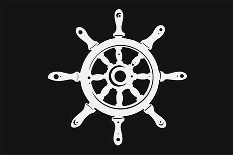 Ship Wheel | Drawing #134 Graphic by Wicked Whimsy · Creative Fabrica