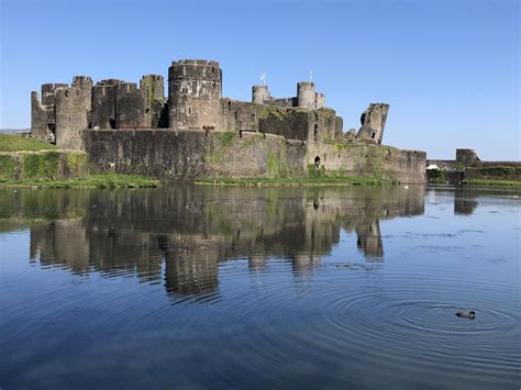 Caerphilly Castle, Wales : castles | Castles in wales, Castle, Wales