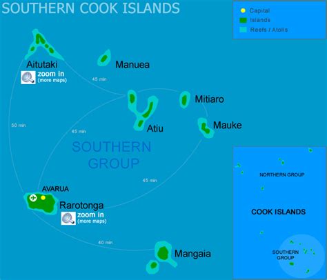 Cook Islands Map