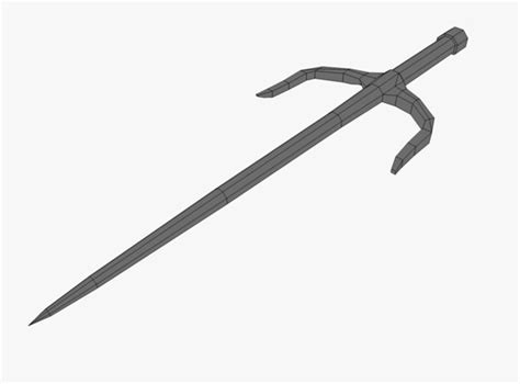 Ninja sai weapon 3D Model .max .obj .3ds .fbx .c4d .ma .mb - CGTrader.com