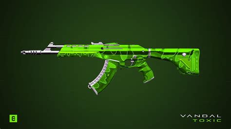 VALORANT /// Vandal, Toxic Gun Concept : VALORANT, valorant guns HD ...