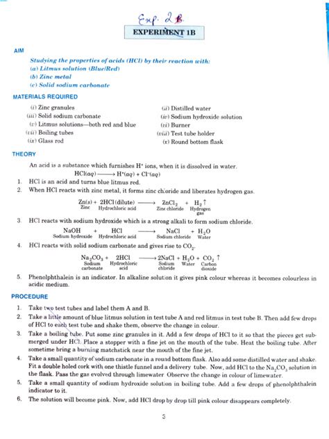 Experiment-2 Chemistry | PDF | Hydrochloric Acid | Sodium Hydroxide