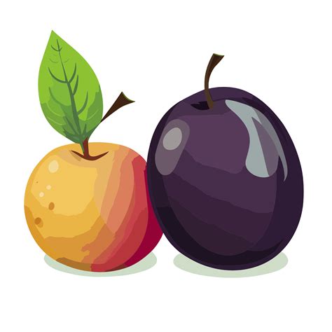 Plum transparent background,AI Generative 25297537 PNG