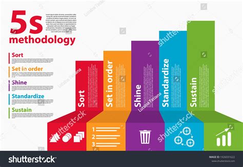 Workplace Organization 5s Methodology Sort Set Stock Vector (Royalty ...