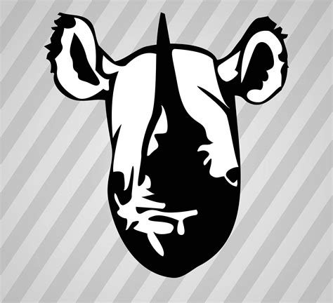 Rhino Head Vector at GetDrawings | Free download