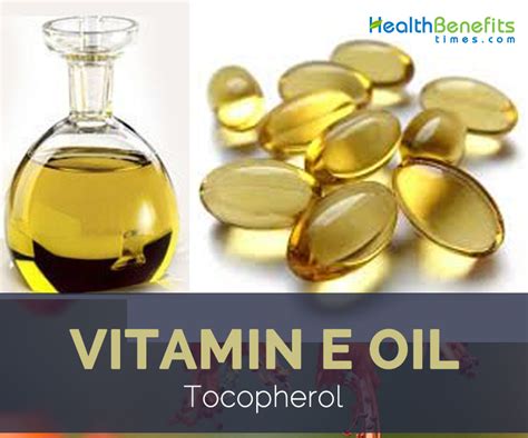 Vitamin E oil facts and health benefits