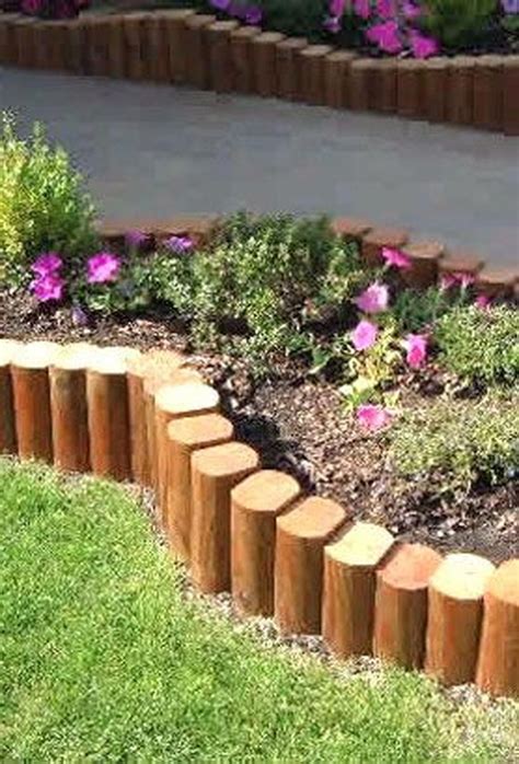 Wooden Garden Border Edging Ideas - gardenbz