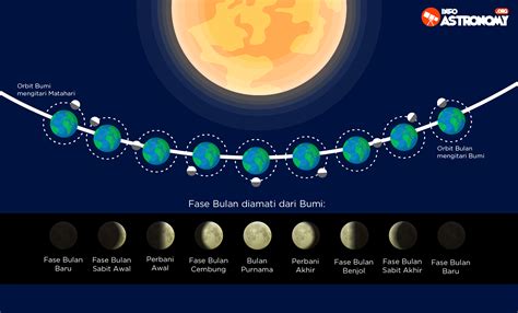 Fase Bulan dan Penanggalan Hijriah - Info Astronomy