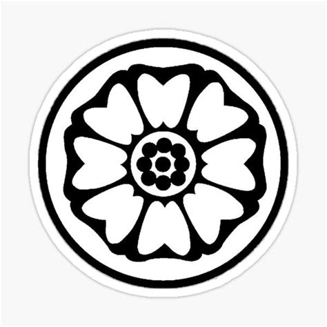 "White Lotus Symbol From Avatar the Last Airbender (ATLA)" Sticker for ...