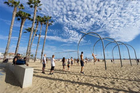 Muscle Beach in Santa Monica, LOS ANGELES Editorial Stock Photo - Image ...