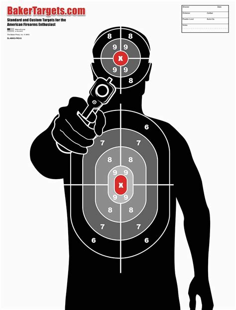 Shooting Range Printable Targets