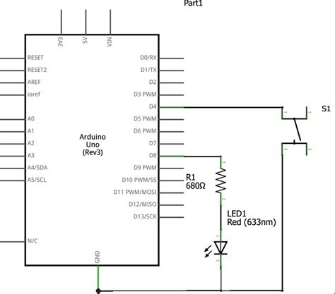 Schematic Arduino Uno Rev 3 - Wiring Diagram