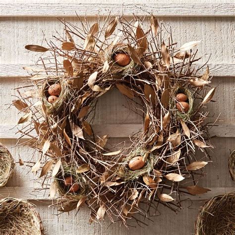 Birds Nest Wreath 26.5" | Bird nest wreath, Elements of nature, Fall wreath