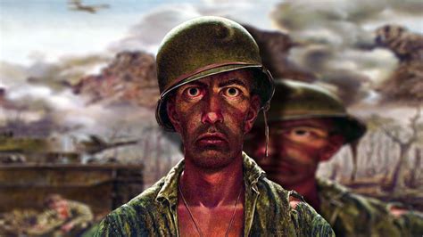 What's The '1,000 Yard Stare?' The Painting Of A Traumatized Soldier ...