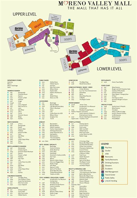 Map of Moreno Valley Mall