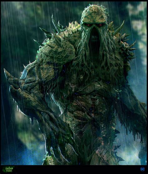 Swamp Thing early concept art, Sebastian Meyer on ArtStation at https ...