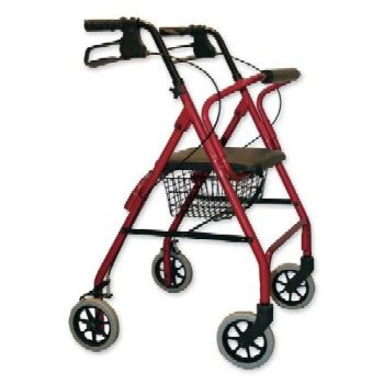 Soft Seat Lightweight Rollator Walker - elderstore.com