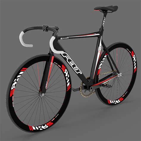 3d velodrome track bike