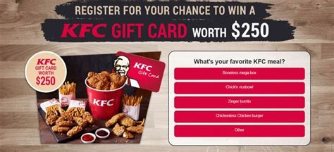 the kfc gift card is $ 350