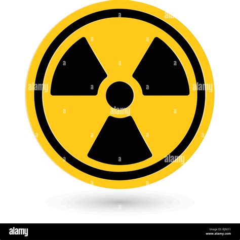 Toxic vector icon. Radiation pictogram. Biohazard Warning symbol ...