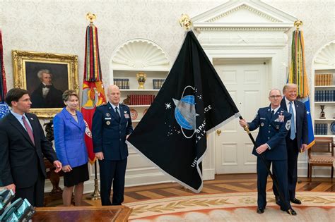 Space Force Flag Unveiled at White House > U.S. Department of Defense ...