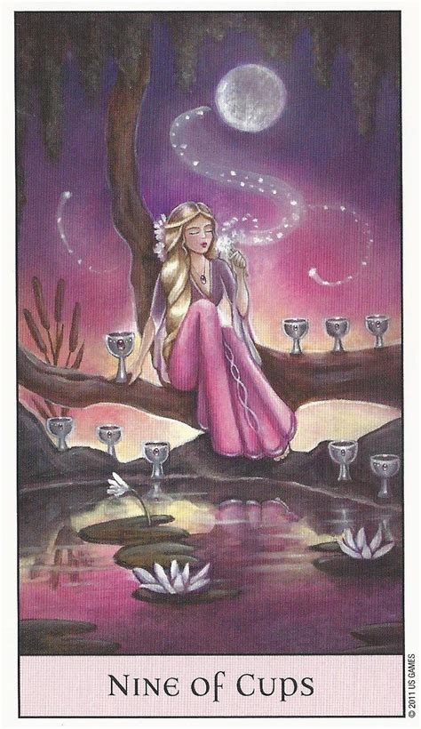 Nine of Cups - Crystal Visions Tarot - Ethony