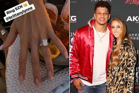 Brittany Matthews' engagement ring from Patrick Mahomes worth six figures