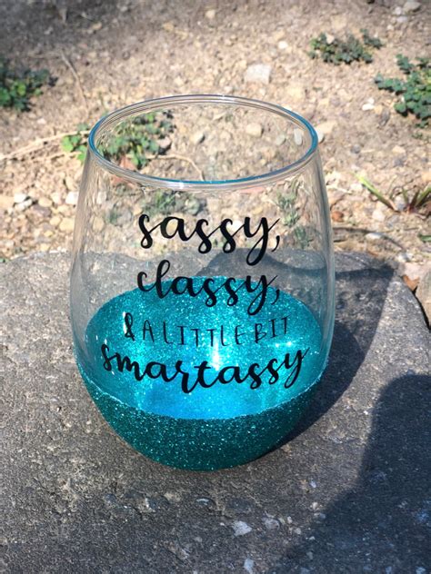 Funny Wine Glass, Funny Wine Glasses, Glitter Wine Glass, Glitter ...