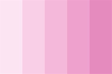 Soft Aesthetic Color Palette Pink