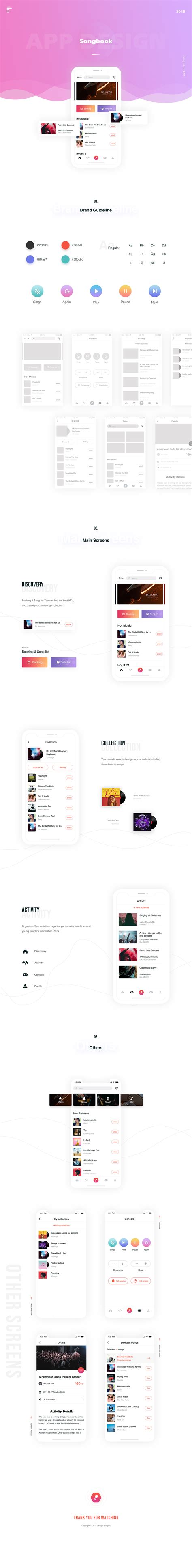 Songbook App on Behance