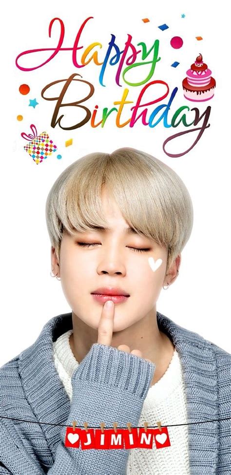 JIMIN 💕😍 ️ | Jimin birthday, Bts happy birthday, Park jimin birthday