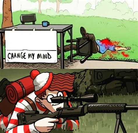 Wally sniper Blank Template - Imgflip