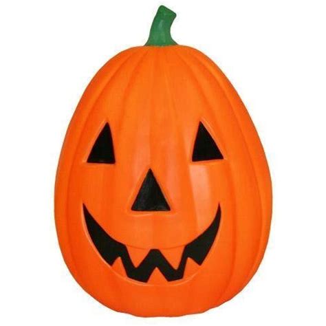 29" Flat Back Blow Mold Pumpkin Outdoor Lighted Halloween Yard ...