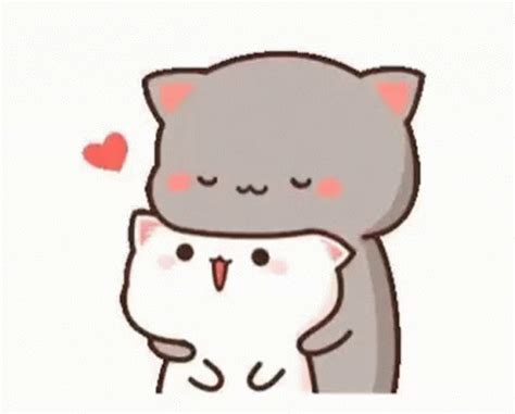 Peachcat Cuddle GIF – Peachcat Cuddle Hug – discover and share GIFs