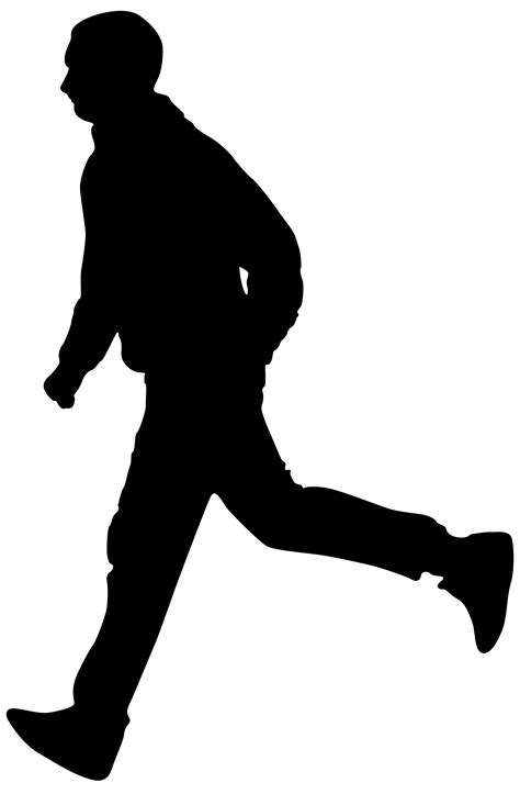 Silhouette Clip art - Running Man Silhouette PNG Clip Art Image png ...