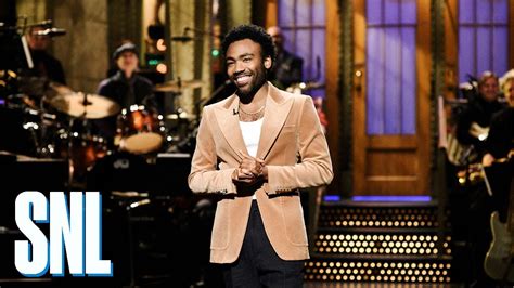 Donald Glover Monologue - SNL - YouTube