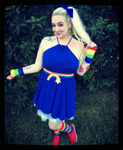 rainbow brite costume for cosplay of Halloween Halter Dress, Dress Up ...