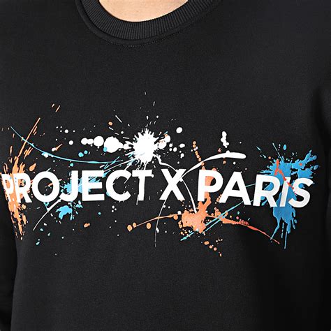 Project X Paris - Sweat Crewneck 2220136 Noir - LaBoutiqueOfficielle.com