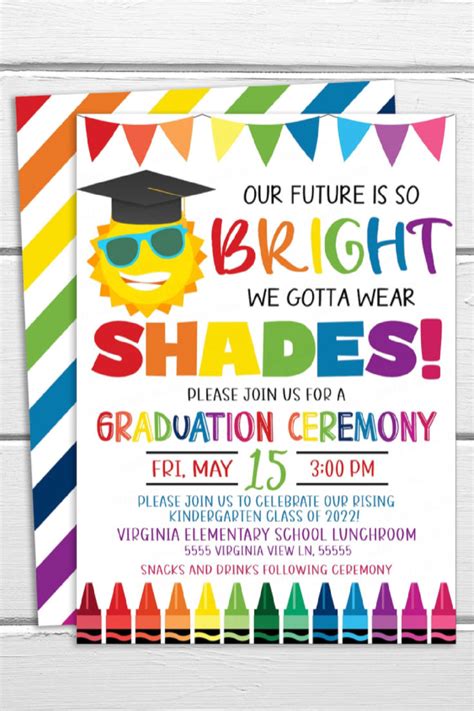 Preschool Graduation Party Invitations