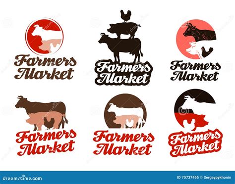 Farm Vector Logo. Livestock Farming, Animal Husbandry Icon ...