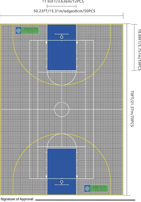 Modular Sports Court Tiles