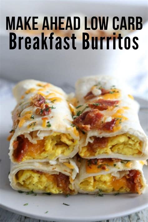 High Protein Low Carb Breakfast Burrito - Burrito Walls