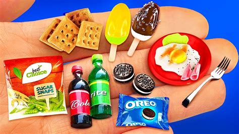 14 MINIATURE FOOD & THINGS IDEAS TO DIY IN 5 MINUTE CRAFTS - YouTube