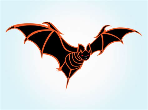 Halloween Bat Vector Vector Art & Graphics | freevector.com